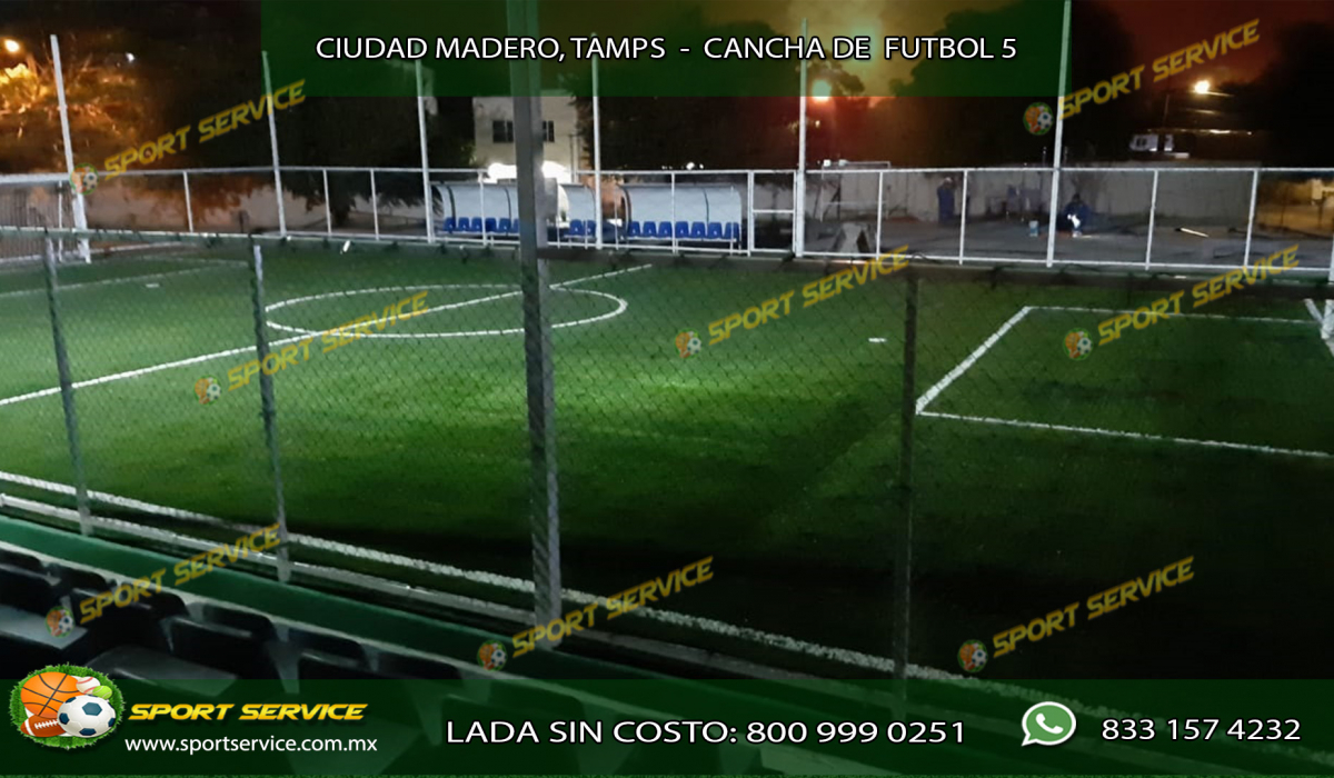 Cd Madero Cancha de fútbol 5 Sportservice mx