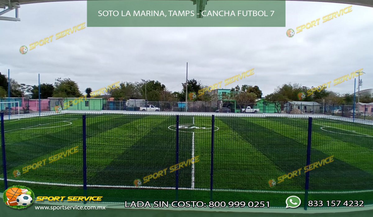 Soto La Marina Tamps Cancha fútbol 7 Sportservice mx