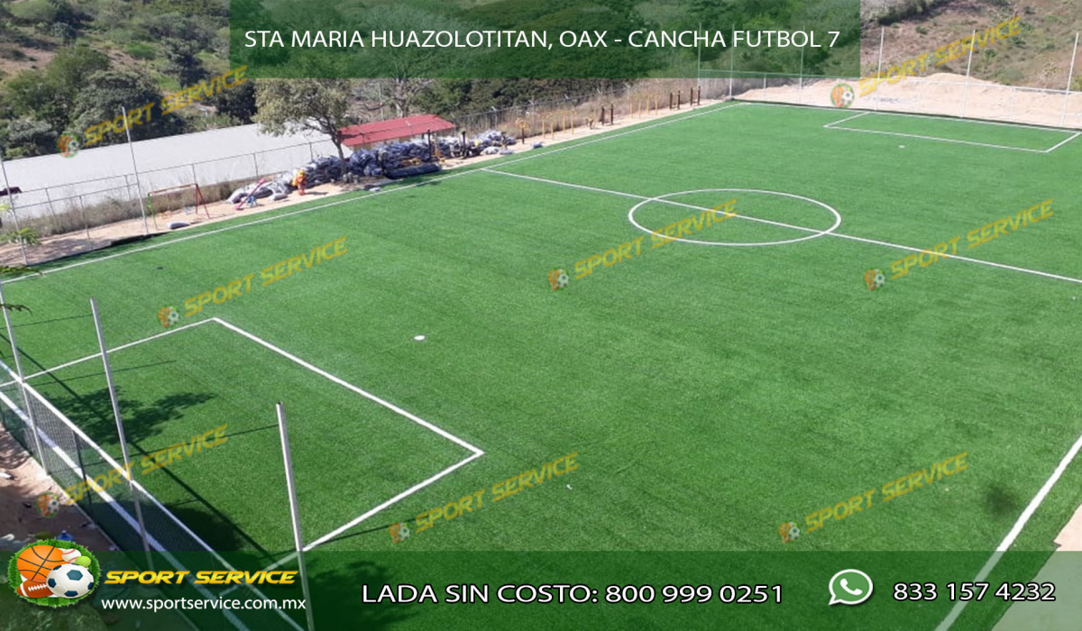 Sta María Huazolotitlán Oax Cancha de Fútbol 7 Sportservice mx