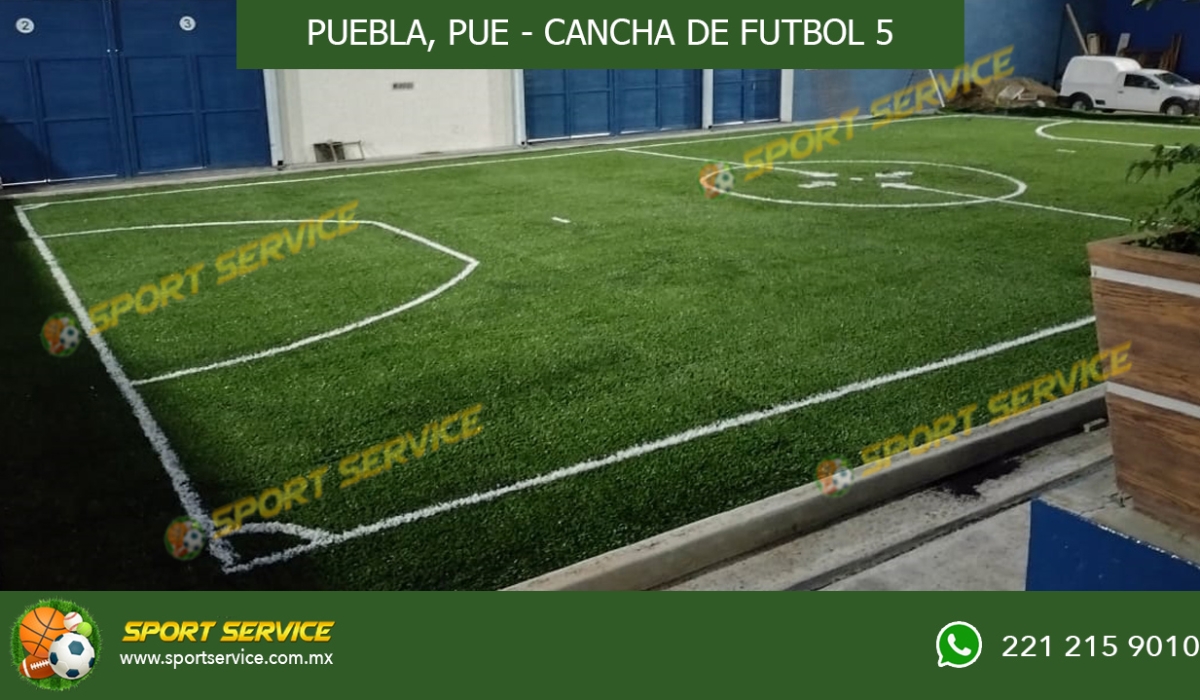 Instituto Americano de Puebla Pue Cancha de fútbol 5 Sportservice